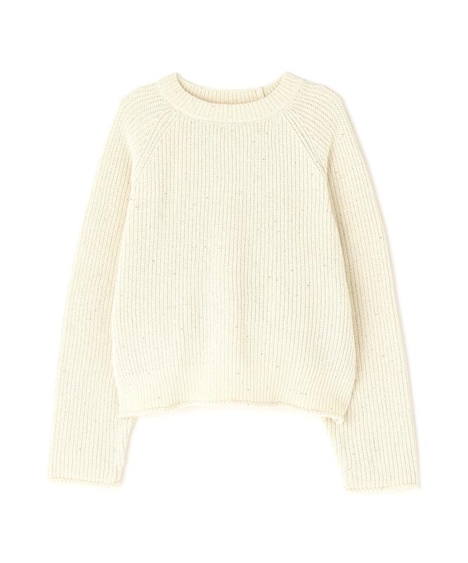NATURAL BEAUTY BASIC(ナチュラルビューティーベーシック) セータースパンコールモールニットレディース