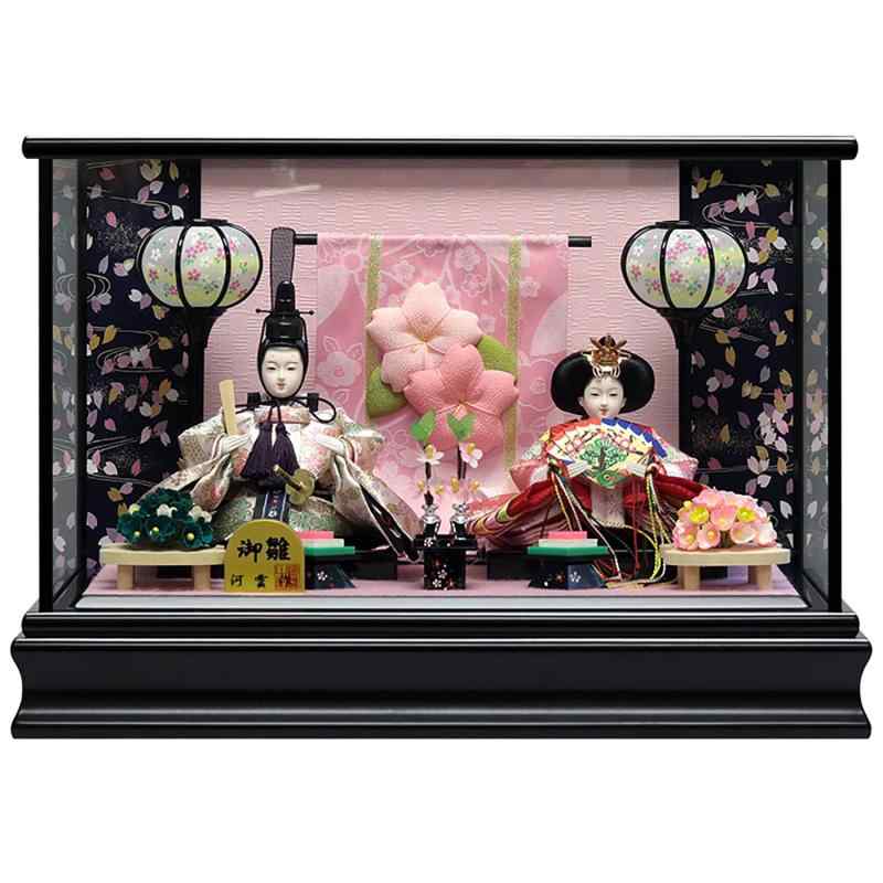 楽天市場】【最大2000円クーポン】 雛人形 ひな人形 親王ケース飾り 黒