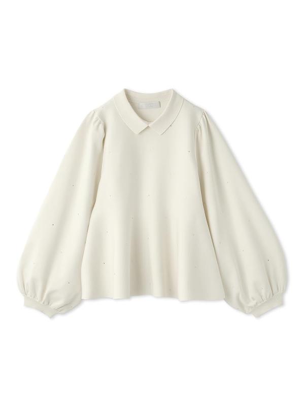 CELFORD(セルフォード) ホットフィットビジューニットプルオーバーCWNT245024レディース