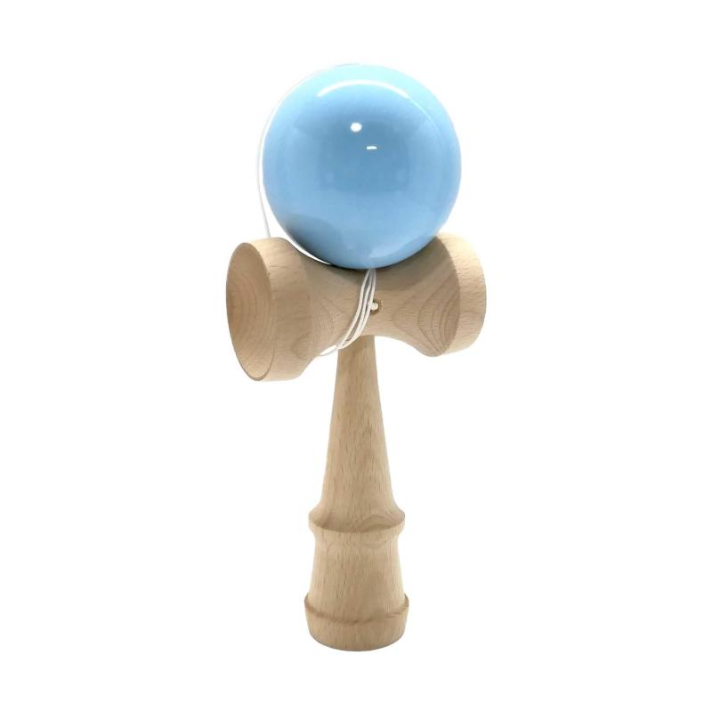 楽天市場】けん玉 ジャンボ 大きい 24cm 水色 木製 パステルカラー