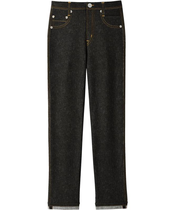 Wacoal(ワコール) カルソン ストレッチパンツストレート 【まるでデニム】 裏起毛素材 保温性 ストレッチ素材 おなかもウエストもラク 股上深め ズボン KSN501レディース