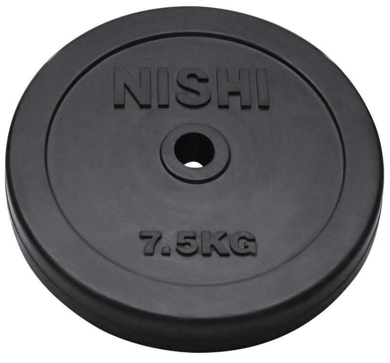 NISHI(ニシ・スポーツ) SDラバープレート28 φ28mmバー用 7.5kg T2824