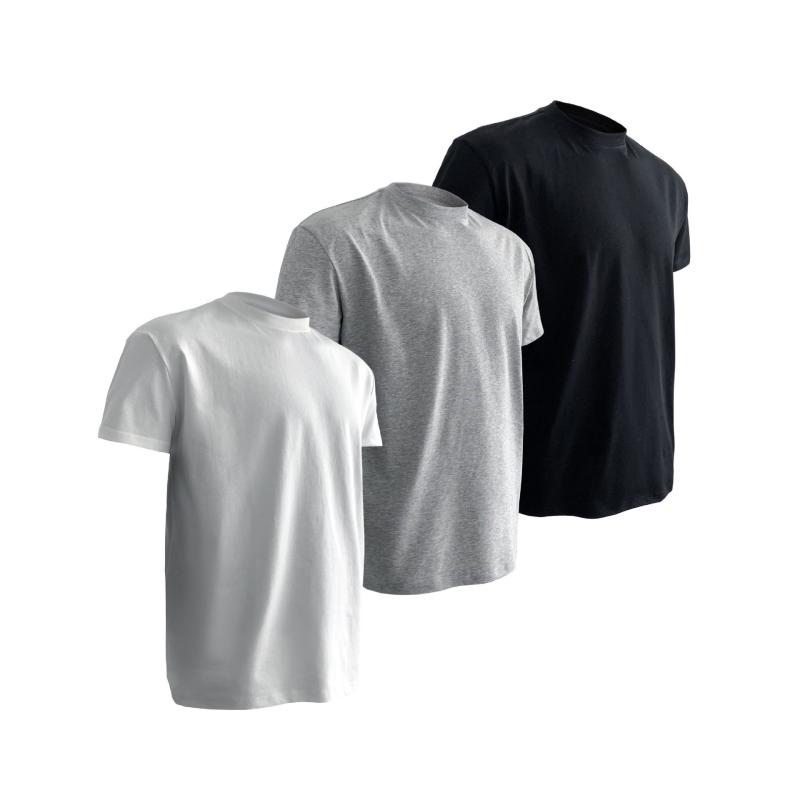 メンズ Tシャツ 短袖 丸首 ゆったり 速乾 伸縮性 薄手 夏 日常 黒 白 グレー 印花 環境