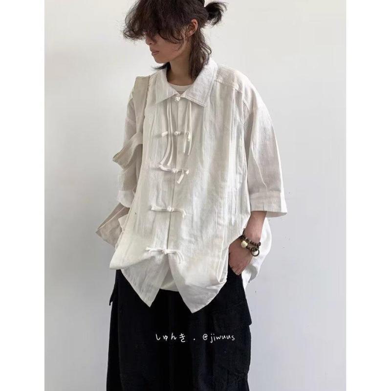 メンズ シャツ トップス 短袖 夏季 涼しい 接触冷感 竹繊維 提花 ワイドフィット スタンドカラー 中袖 ブラック 白 ワインレッド 日常使い コットン混紡 ポリエステル ファッション ゆったり 青年向け 涼感素材 竹提花柄 夏用 メンズシャツ 短袖シ