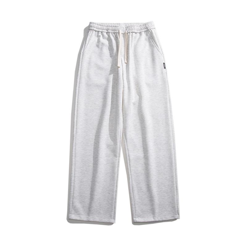 メンズ スウェットパンツ 直筒 長ズボン 港風 男女兼用 ゆったり ロング丈 無地 竹繊維 綿60% 微弾性 免燻処理 日常着 ミドルウエスト 普通厚 四季対応 青少年 成人 花白 浅灰 黒 カジュアル スタイル 軽量 伸縮性 シンプル デザイン 4,180円