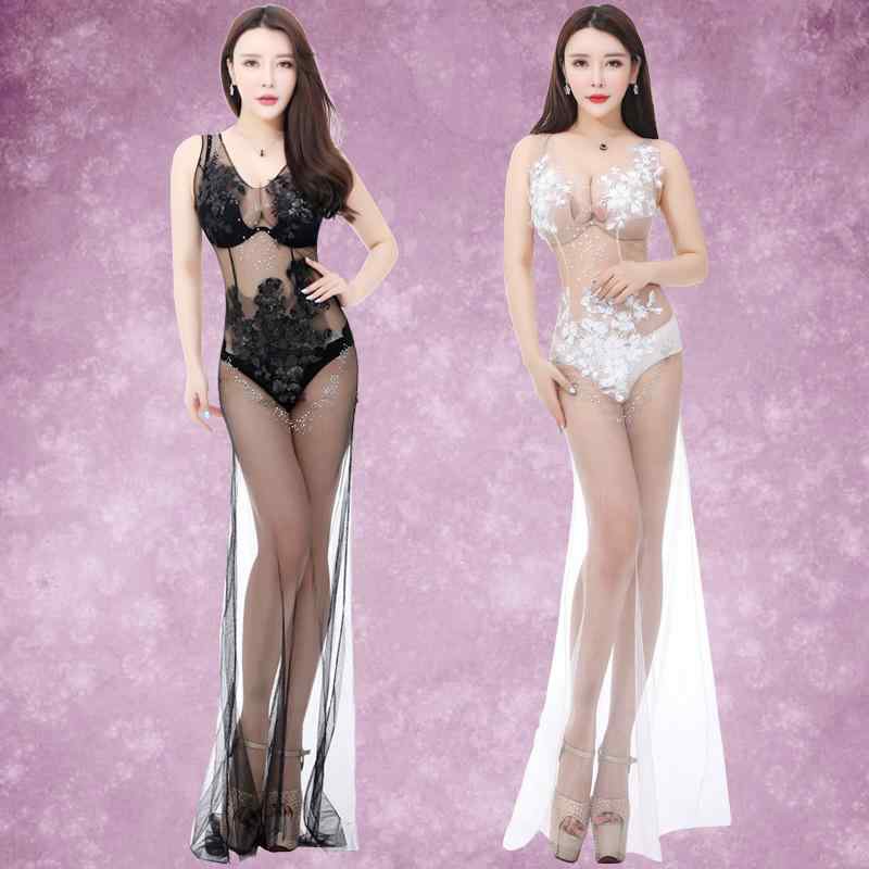 レディース 衣装 色っぽい ロング御召しもの 超感覚的知覚 網目 花柄 うつり変わり 後押し食い違い スピード競技 かざり付ける 黒 白 秋場 人となり 通い 韓版 ポリエステル 衣料繊維 アセテート 衣料繊維 スパンデックス 伸ばすこと 真っただ中酉の方角 A伝達ルート フラウンス 筋目 刷り上げる イ