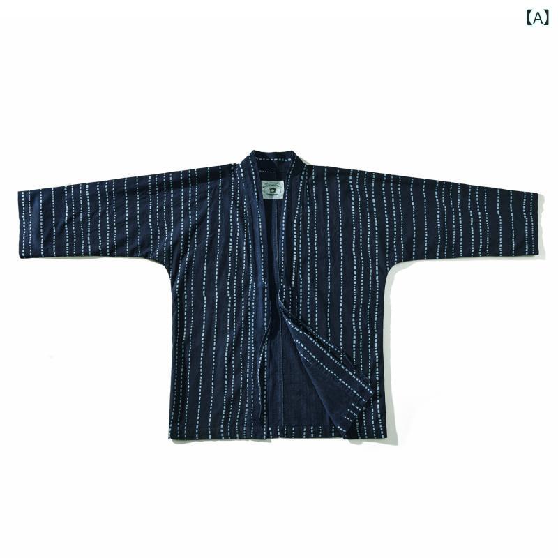 メンズ プルオーバー 道袍 表現スタイル 綿 原料品 立領 5分袖 印花 薄っぺら ・膓青 秋 時節 蝋涙染め 産業 返り咲き 日式 青写真 ゆったり 填まる 青二才 向け 休? 一こま 心地よい 日常使い走り 軽さ 通気性 好いたらしい 綿100 トップス 開襟 花柄 柄 イ