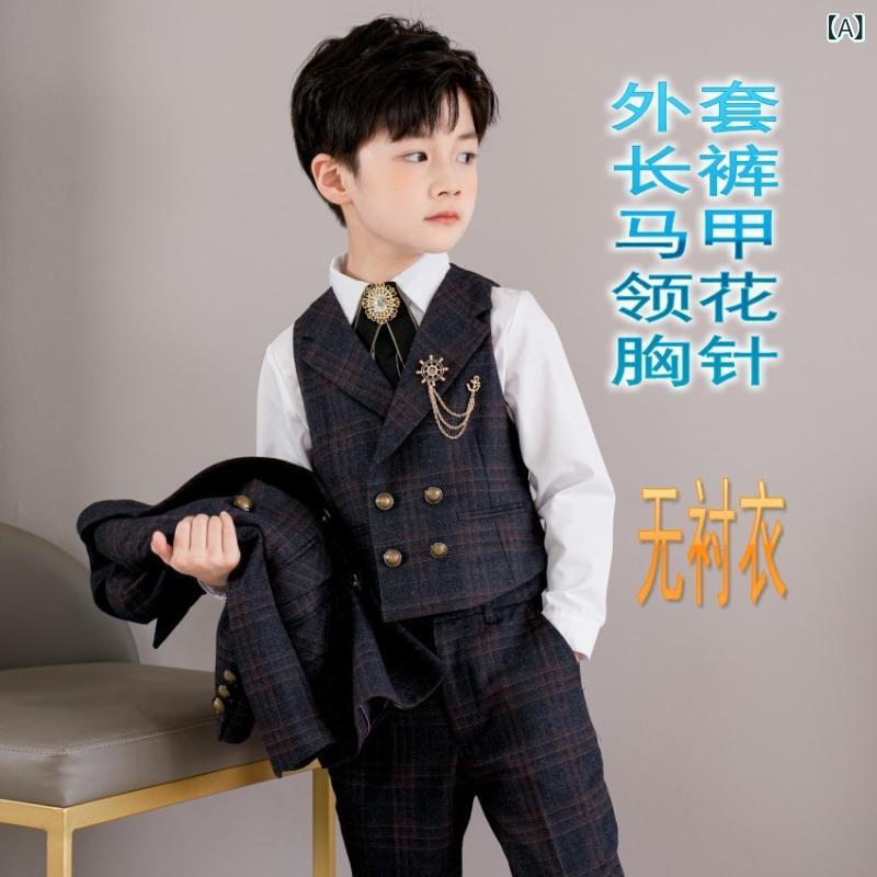 御坊っちゃん 背広仕掛ける 花童服 礼服 西装 英?表現スタイル 翰林院風 洋琴掻きならす服 公演服 深藍色 橘色 うつり変わり 名取り草 ポリエステル衣料繊維 セットアップ 御坊っちゃん キッズ フォーマルウェア 華燭の典用 寄りあい用 はいり込む式用 三春 オール時節 軽さ 伸縮性