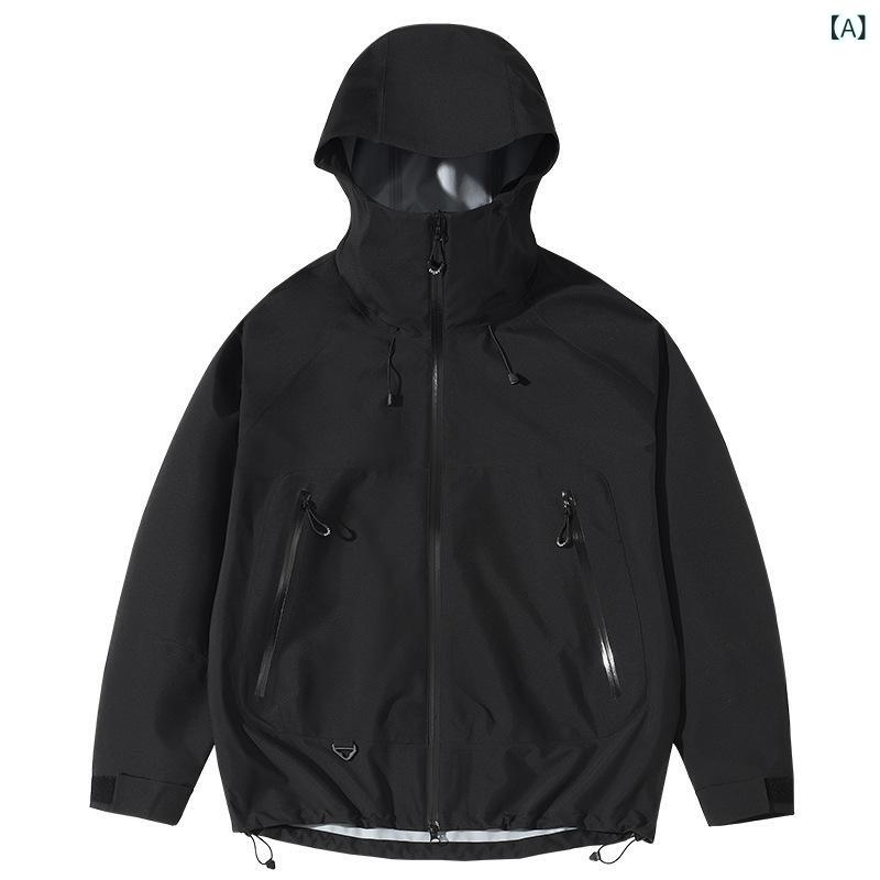 上衣 メンズ レディース お山パーカー ボンネット付き添い人 上衣 前掛け アウター 上衣 山登り服 防風 雨合羽 防寒 透気 運動すること 運動競技 つり銭 難民キャンプ 山歩き 無地 黒いこと 白いこと 緑であること オレンジ色 ポリエステル