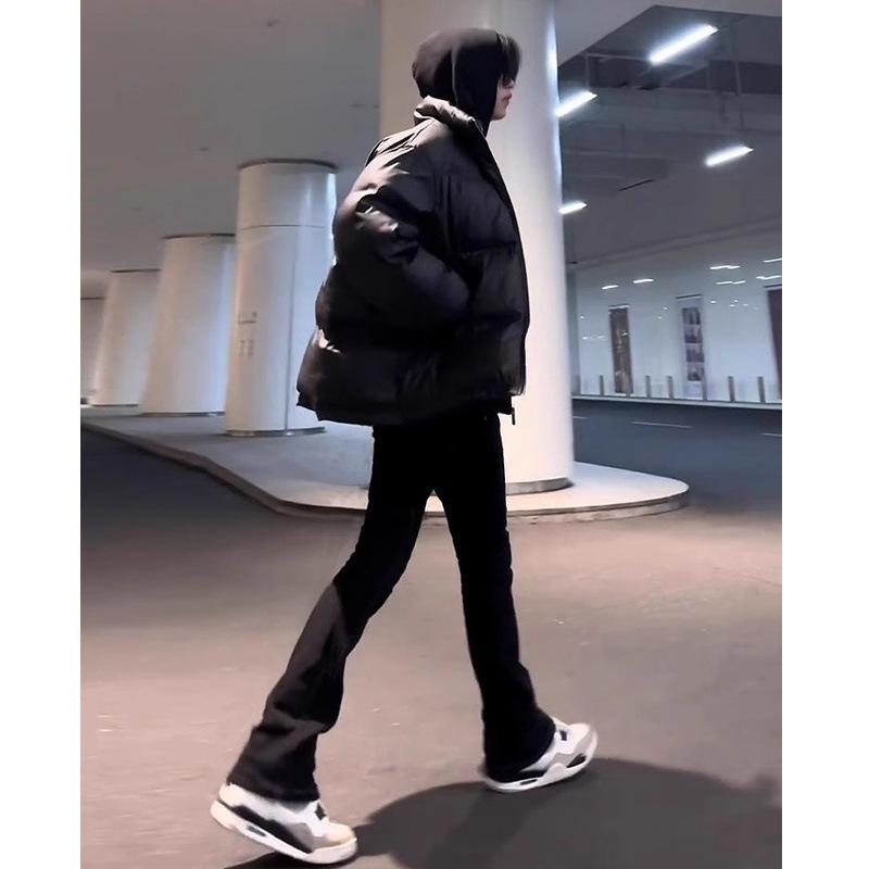 ジーンズズボン下 メンズ デニム ジーパン ロングズボン下 ブーツとり捨てる シューとり捨てる 長ズボン 伸縮性 微伸ばすこと 綿織物 綿 110-116糎 心地好い ボトムス トラウザー ゆったり 濫りがわしい オール時節 黒いこと