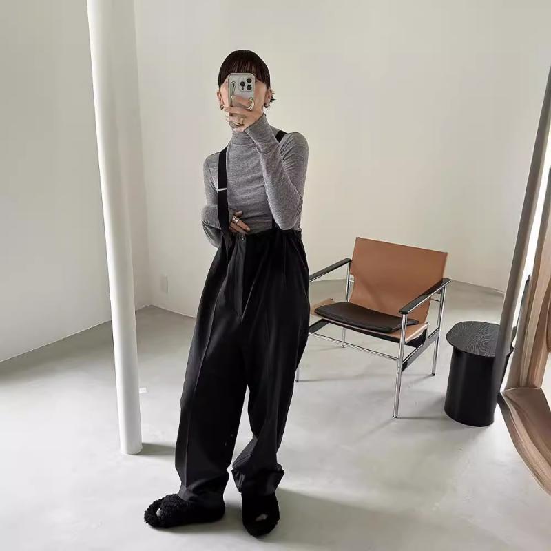 サロペットパンツ レディース オールインワン 大層らしい櫂 広広としたズボン下 御機嫌酉の方角 ロングズボン下 ズボン ボトムス レトロ ヴィンテージ風 猥りがわしい ゆるめ 気持ち良い ゆったり 体型取りまかなう 日常 デイリー 心地好い 秋物