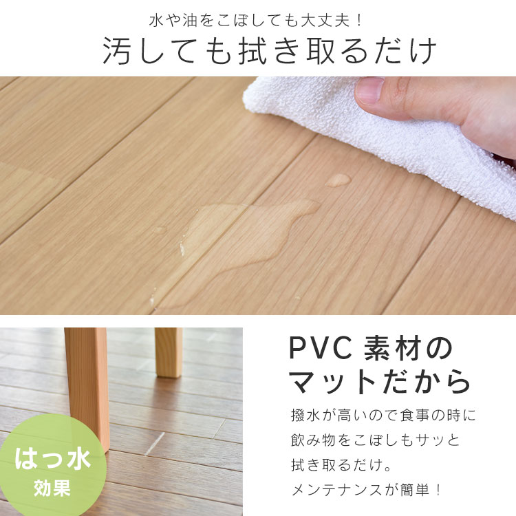 新規購入 夏 ラグ おしゃれ Pvcマット 木目調 夏用 ラグマット 1 270 その他 Iowatribeofkansasandnebraska Com