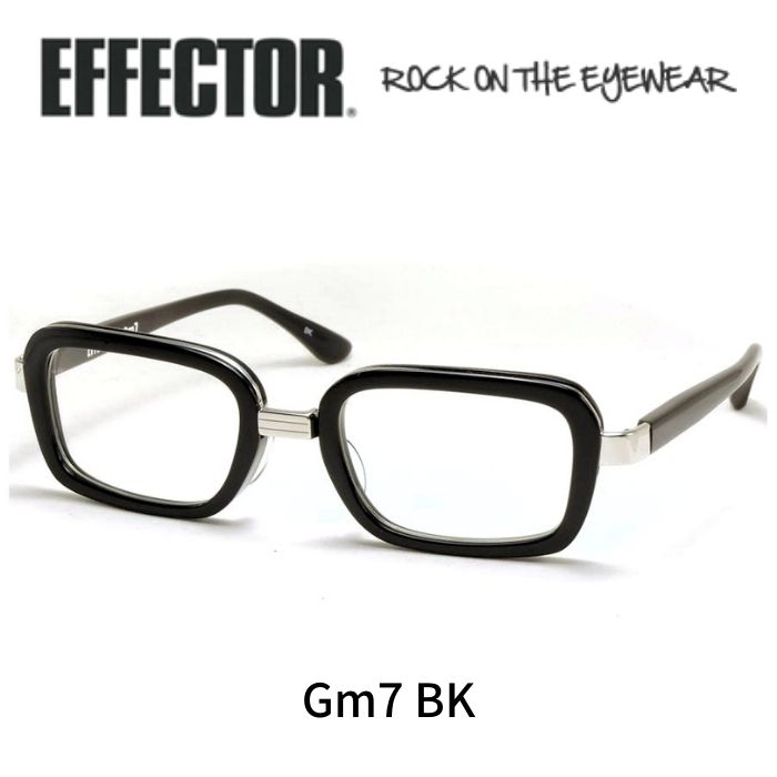 Effector エフェクター 眼鏡 メガネ Gm7 ジーマイナーセブン Bk ブラック Psicologosancora Es