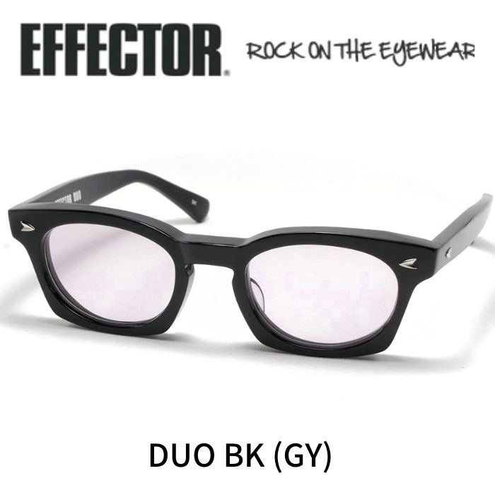 EFFECTOR エフェクター サングラス メガネ デュオ DUO BK GY ブラック グレー|レミネンス 店