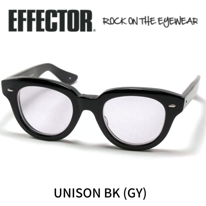 EFFECTOR エフェクター メガネ サングラス ユニゾン UNISON BK GY ブラック グレーレンズ|レミネンス 店