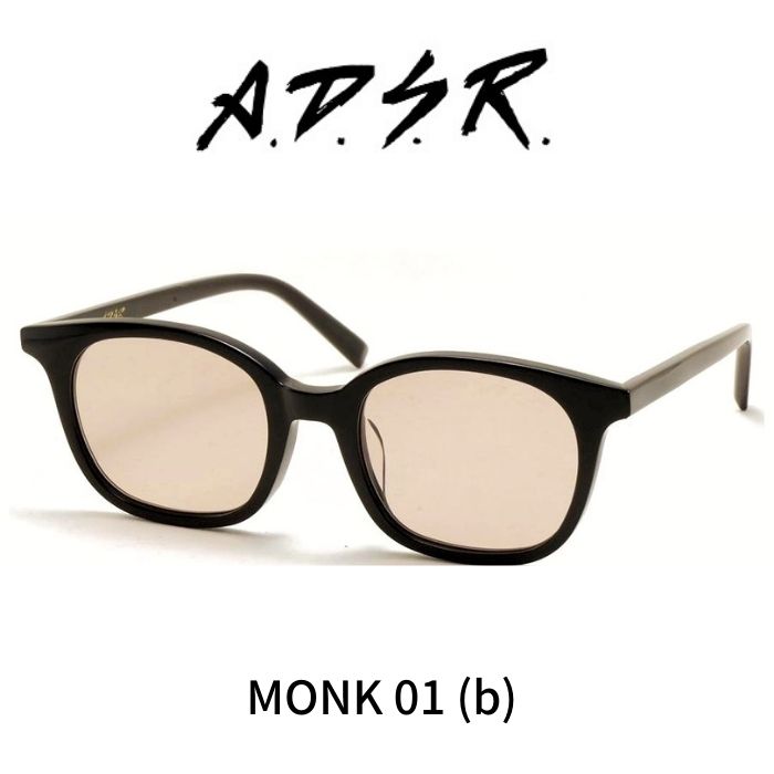 楽天市場】A.D.S.R. adsr サングラス MONK モンク 01 d (Shiny Black