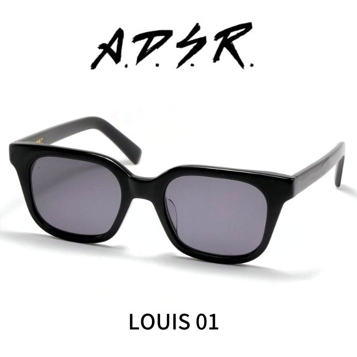 楽天市場】A.D.S.R. adsr サングラス LOU ルー 01 GOLD ゴールド