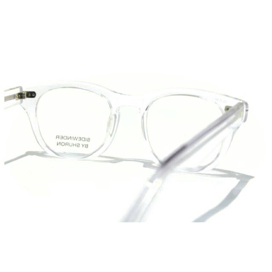 超激安 シュロン サイドワインダー UVカットレンズ付き 眼鏡 メガネ SHURON SIDEWINDER クリアフレーム Clear Lens  newschoolhistories.org