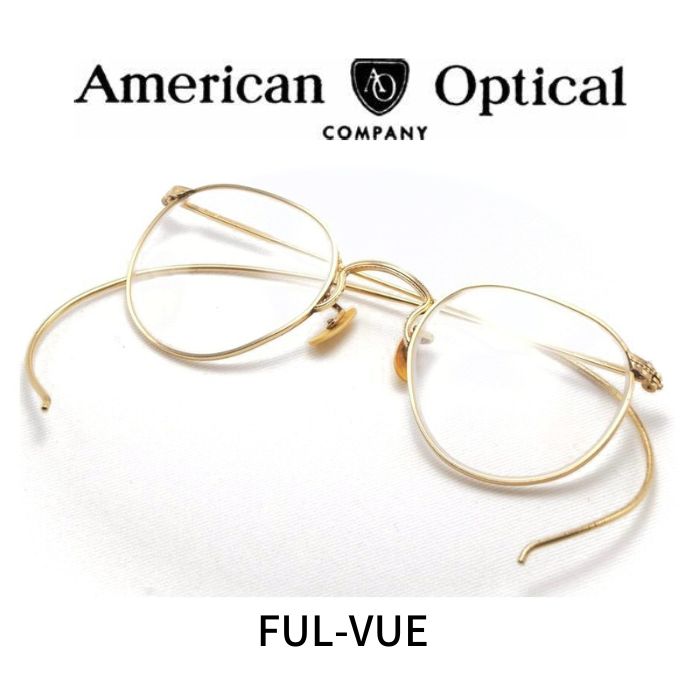 アメリカンオプティカル ヴィンテージ メガネ 眼鏡 フルビュー AMERICAN OPTICAL FUL-VUE 1930’s~40's(AO-081)|レミネンス 店