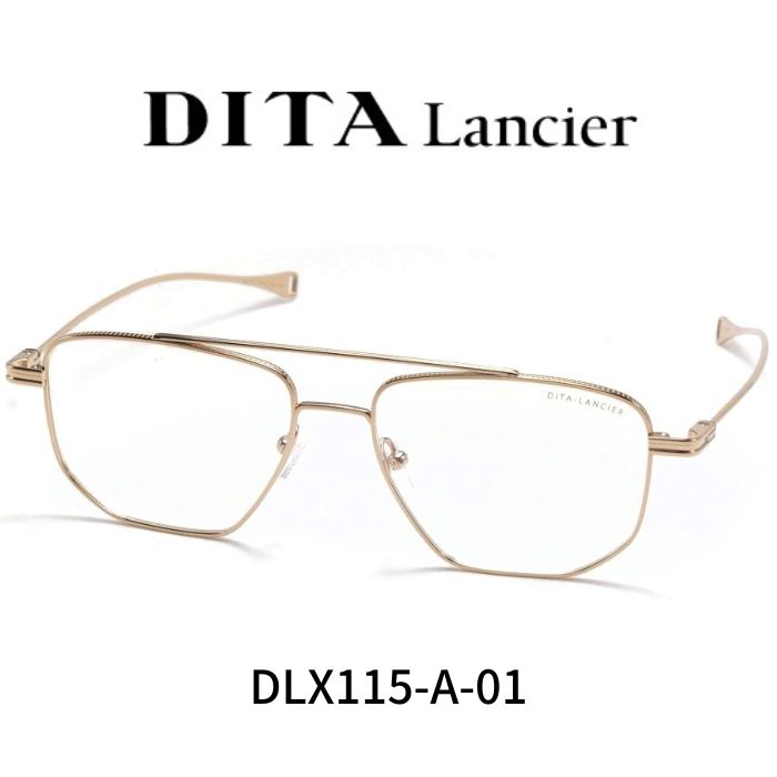 DITA ディータ ランシア メガネ 眼鏡 LSA-115 DLX115 A 01 Gold Sand w Clear｜レミネンス　店