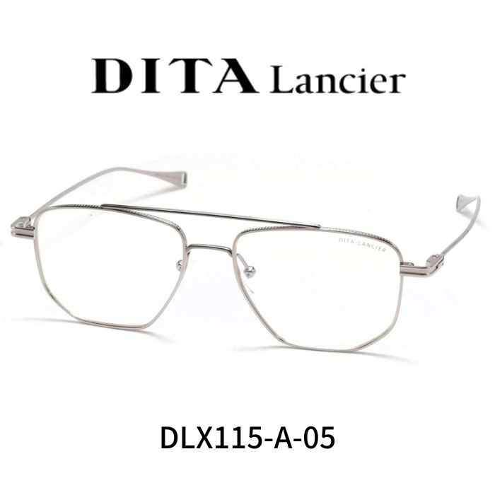 DITA ディータ ランシア メガネ 眼鏡 LSA-115 DLX115 A 05 Shiny Silver w Clear｜レミネンス　店