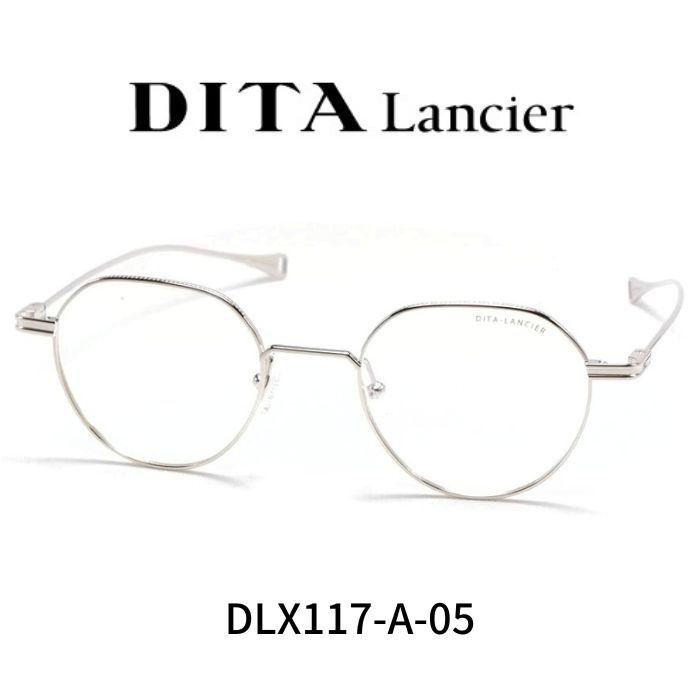 DITA ディータ ランシア メガネ 眼鏡 LSA-117 DLX117 A 05 Shiny Silver w Clear｜レミネンス　店