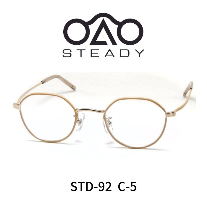 【楽天市場】STEADY ステディ メガネ 眼鏡 STD-92 C4 べっ甲柄