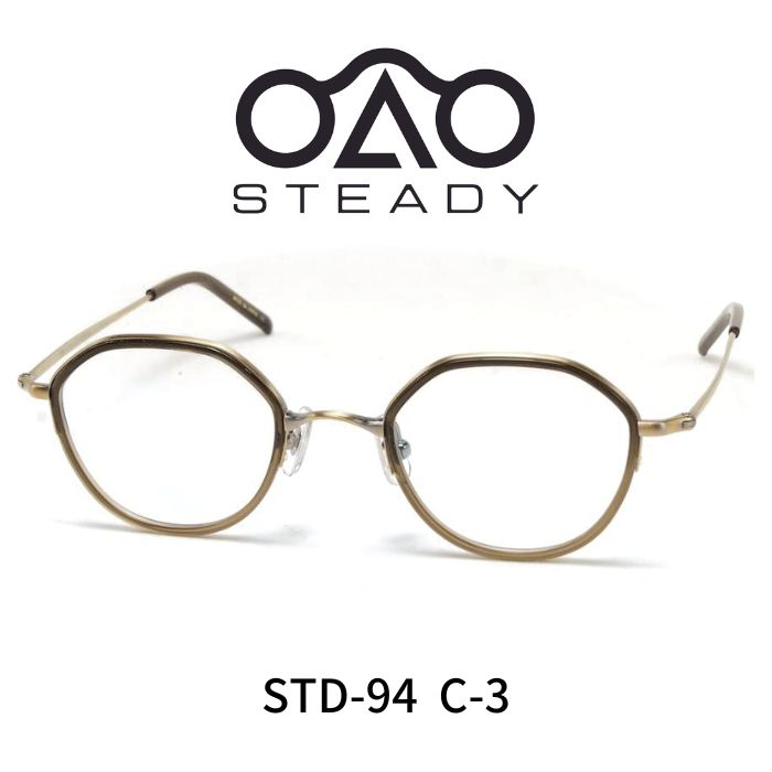 楽天市場】STEADY ステディ メガネ 眼鏡 STD-80 C2 べっ甲柄 : レミネンス 楽天市場店