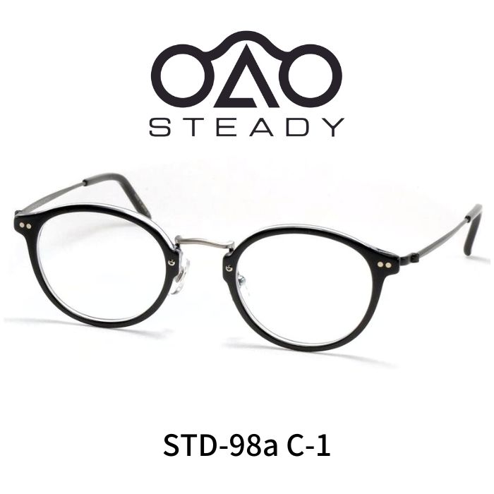 楽天市場】STEADY ステディ メガネ 眼鏡 STD-100 C1 ゴールド