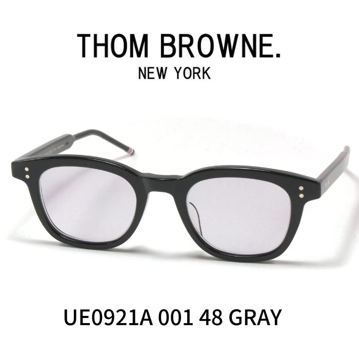 THOM BROWNE トムブラウン メガネ サングラス UE0921A 001 48 Black GRAY LENS|レミネンス 店
