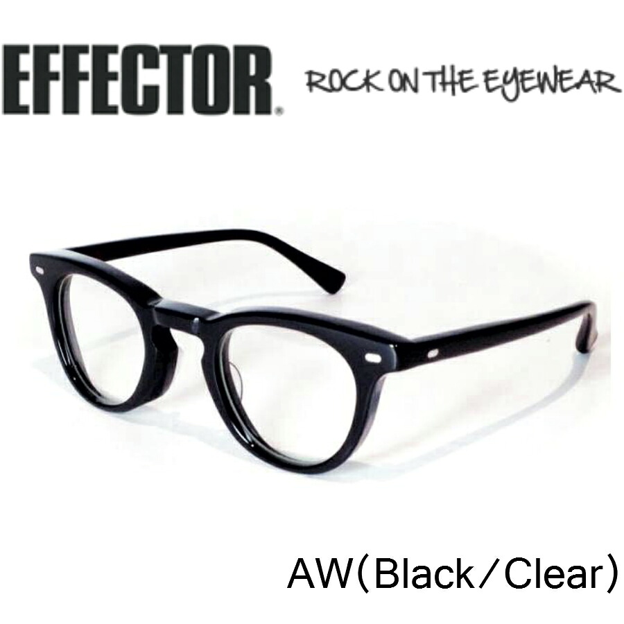 EFFECTOR&times; .efiLevol エフェクター眼鏡 メガネ AW エーダブリュ&minus; BK ブラック｜レミネンス　店