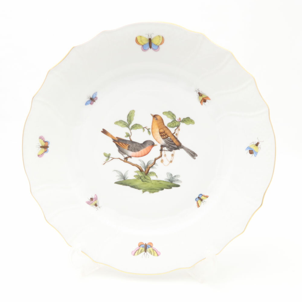 【希少】ヘレンド トゥッピーニの角笛 大皿　飾り皿 希少】ヘレンド トゥッピーニの角笛 大皿 飾り皿