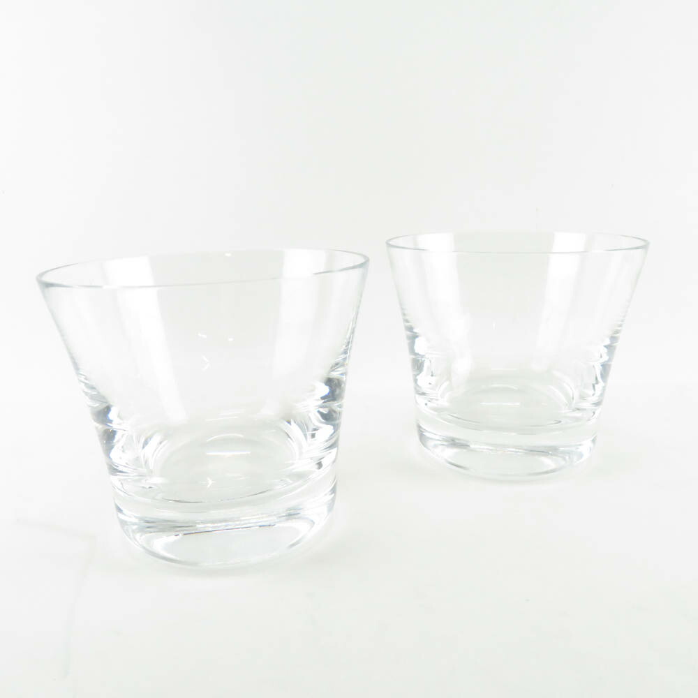 美品 Baccarat バカラ アルファ タンプラー 2点 有りの実 鍵を掛ける水飲み オールドファッション SU5871C 【中古】