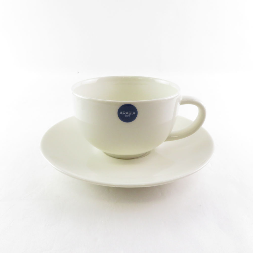 ARABIA - 美品 ARABIA アラビア balladi バラディ コーヒーカップ＆ソーサー 1客 珈琲 北欧 フィンランド 花柄 王冠ロゴ SU12179X1 ARABIA - 美品 ARABIA アラビア balladi バラディ コーヒー