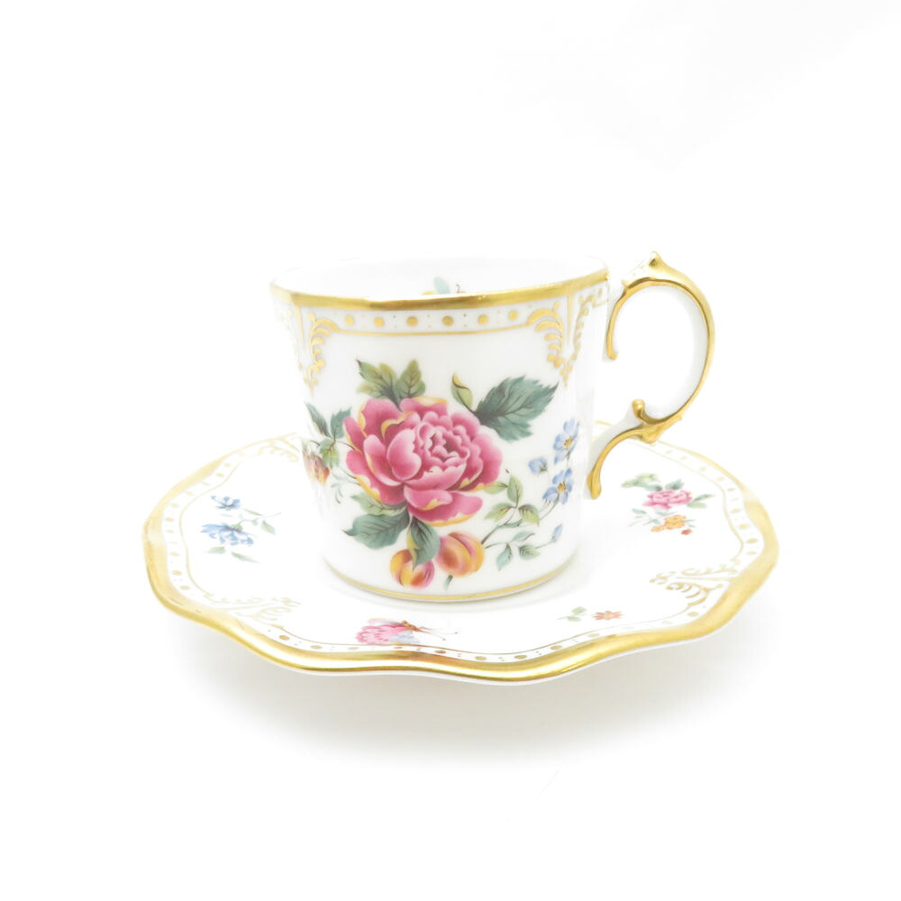 美品 Royal Crown Derby ロイヤルクラウンダービー Derby Days 珈琲優勝杯＆平円盤 SY10462J 【中古】