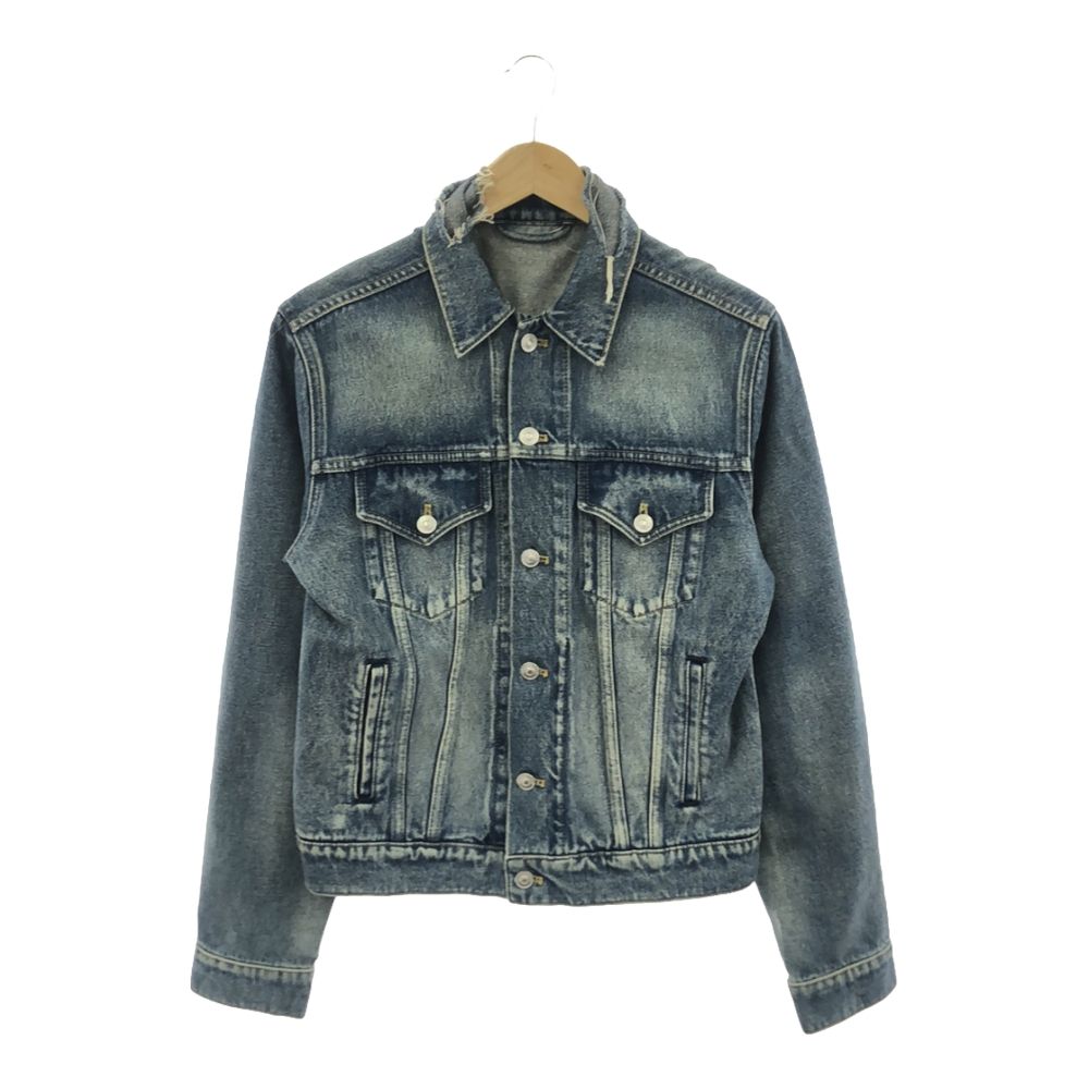 美品 Balenciaga デニムジャケット 2017年製 BALENCIAGA】【Denim Embroidered Jacket】バレンシアガ『デニム