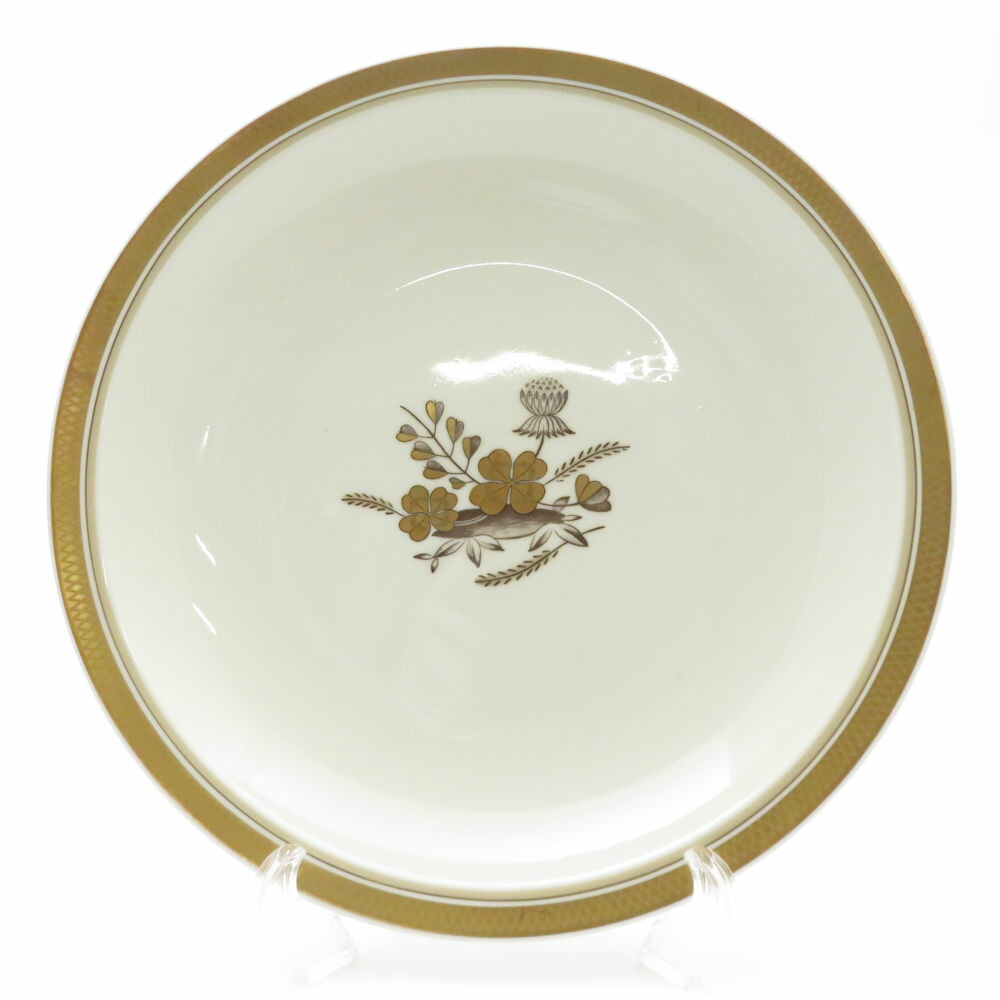 美品 ROYAL COPENHAGEN ロイヤルコペンハーゲン ゴールデンクローバー お皿 27糎一皿 晩さん会 SU8462F 【中古】 キッチン用品・食器・調理器具-皿・プレート