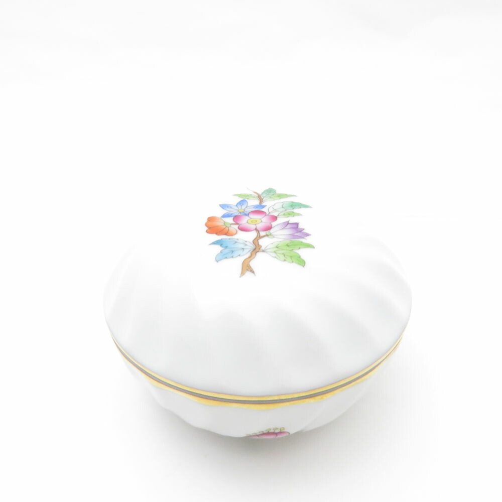 楽天市場】【Herend】ヘレンド 陶器 透かし ボンボン入れ 花柄