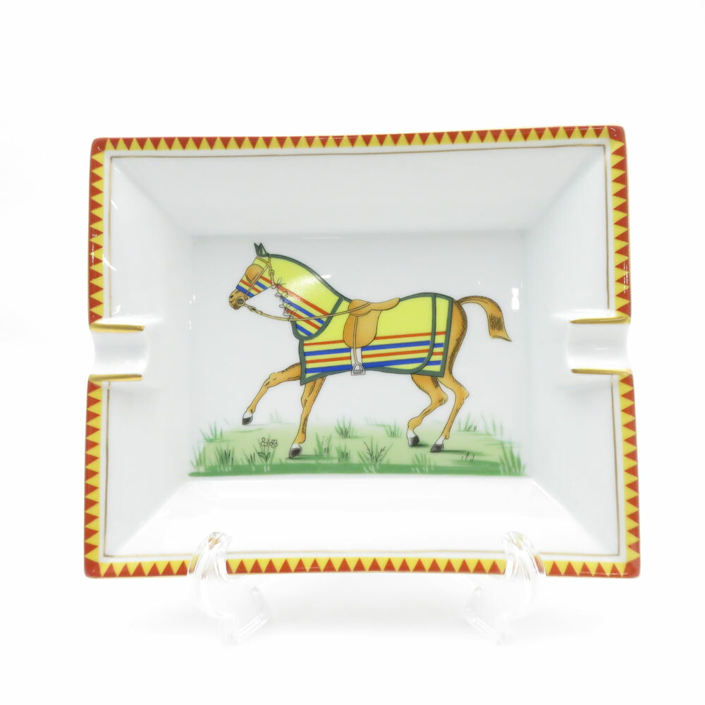 HERMÈS ヒョウのイラスト付き灰皿 灰皿 3H 《ジャングル・ラブ・ワイルド》 | Hermès - エルメス