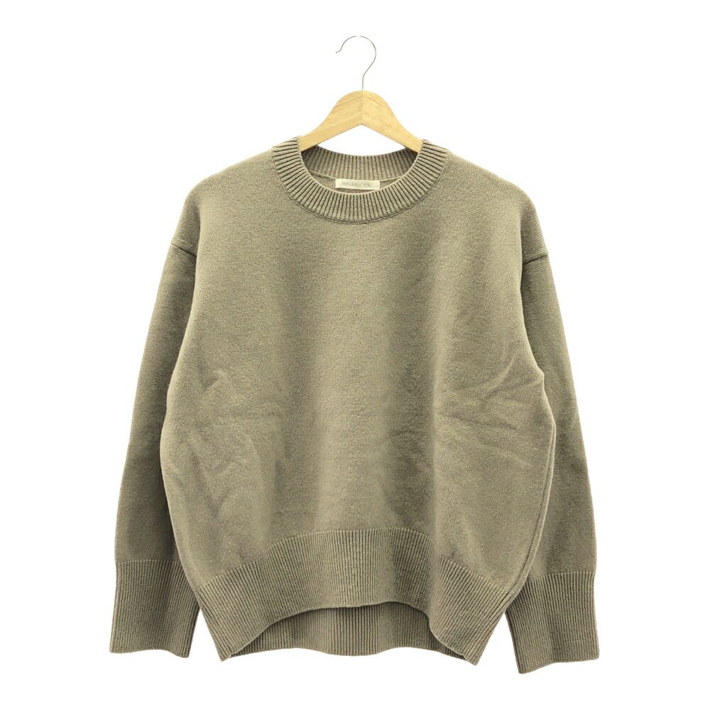 美品 FOXEY NEW YORK フォクシー 28206 ジェリービーン セーター 38 S キュプラ アクリル 半袖 ニット ベージュ レディース AK169A20 FOXEY - 美品 FOXEY NEW YORK フォクシー 28206 ジェリービーン