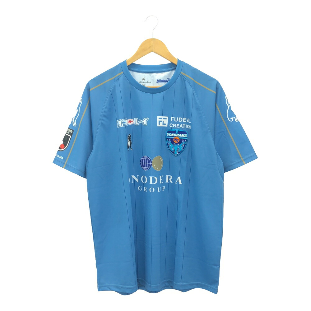 未使用 claudio pandiani クラウディオパンディアーニ 横浜FC 2021 ホーム 半袖レプリカユニフォーム 2XL ポリエステル Jリーグ サッカージャンキー スポーツ メンズ HU1275A83 【中古】