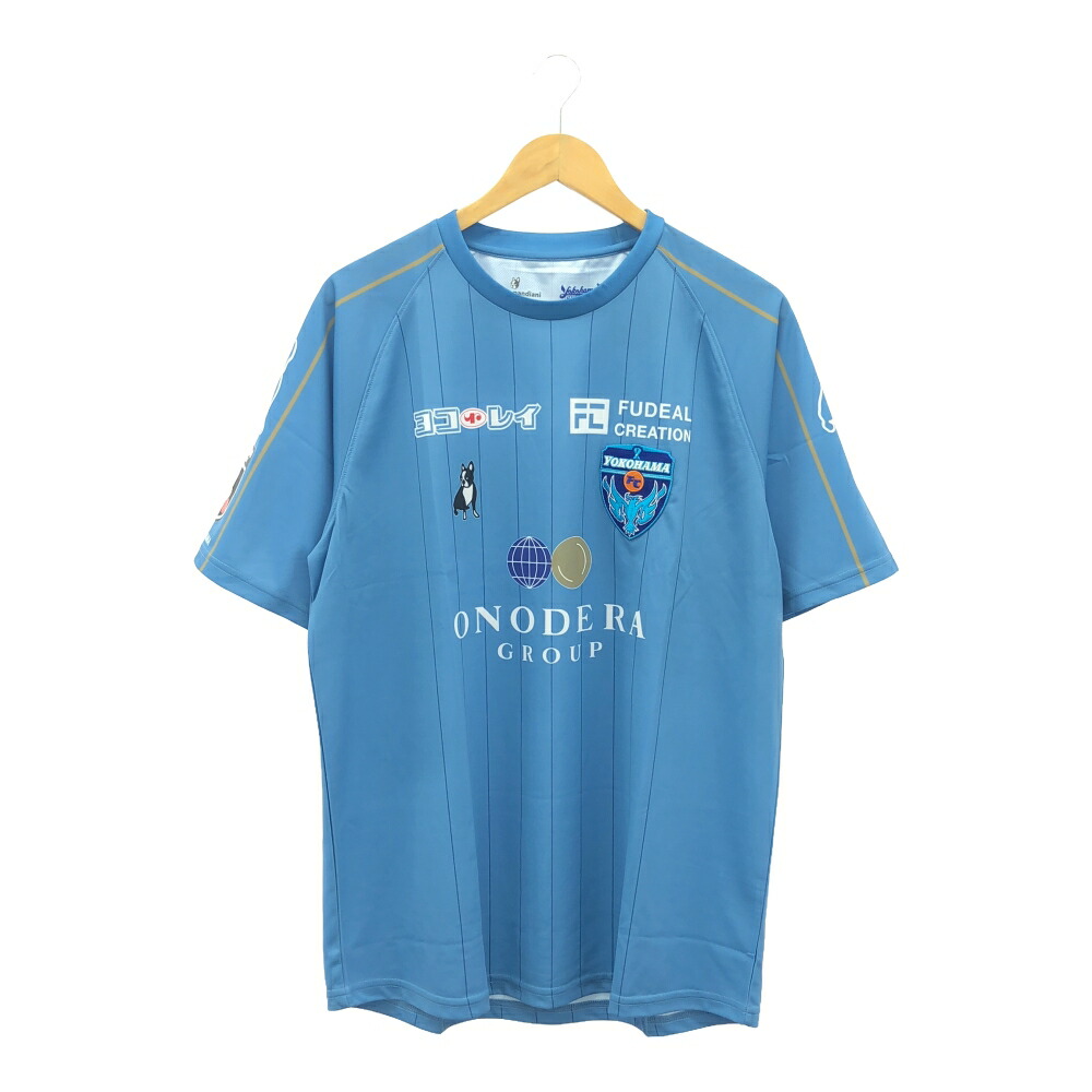 未使用 claudio pandiani クラウディオパンディアーニ 横浜FC 2021 ホーム 半袖レプリカユニフォーム 2XL ポリエステル Jリーグ サッカージャンキー スポーツ メンズ HU1276A83 【中古】
