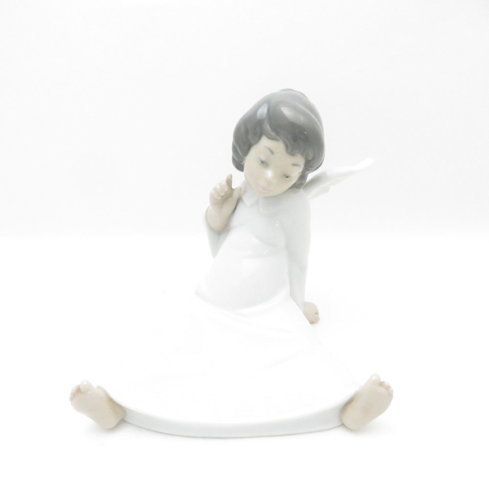 美品 LLADRO リヤドロ 4540「可愛いフルート」 フィギュリン 天使 人形 置物 オブジェ SY10735V 美品 LLADRO リヤドロ 4540「可愛いフルート」 フィギュリン