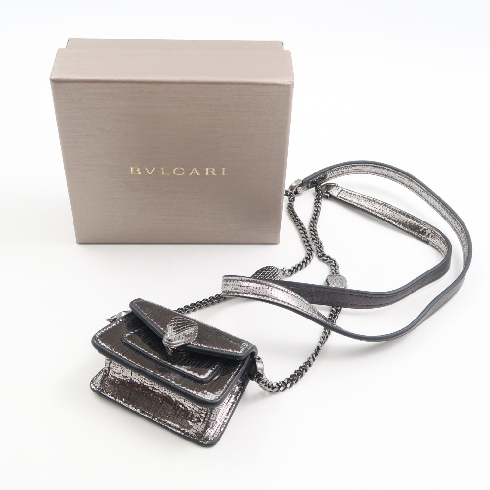 未使用 BVLGARI ブルガリ セルペンティ マイクロバッグ マイクロバッグ ショルダー レディース AT1452W1 【中古】|reMOVE 店