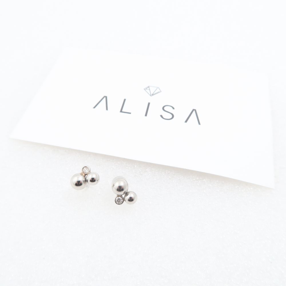 TSUTSUMI プラチナピアス　pt900 プラチナピアス(RPE714-002)|TSUTSUMI（ジュエリーツツミ