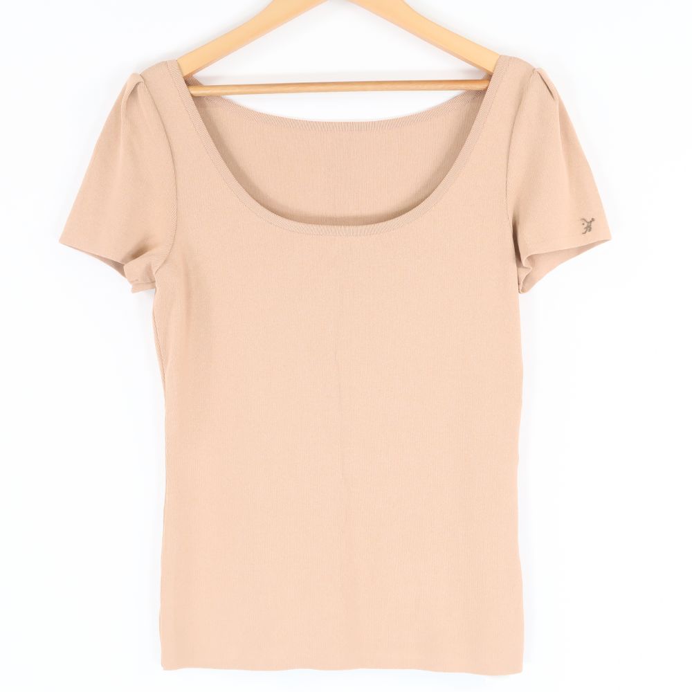 美品　FOXEY NEWYORK フォクシー　ニット　ジュリビーンセーター　40 FOXEY NEW YORK フォクシーニューヨーク シルク 半袖ニット 40