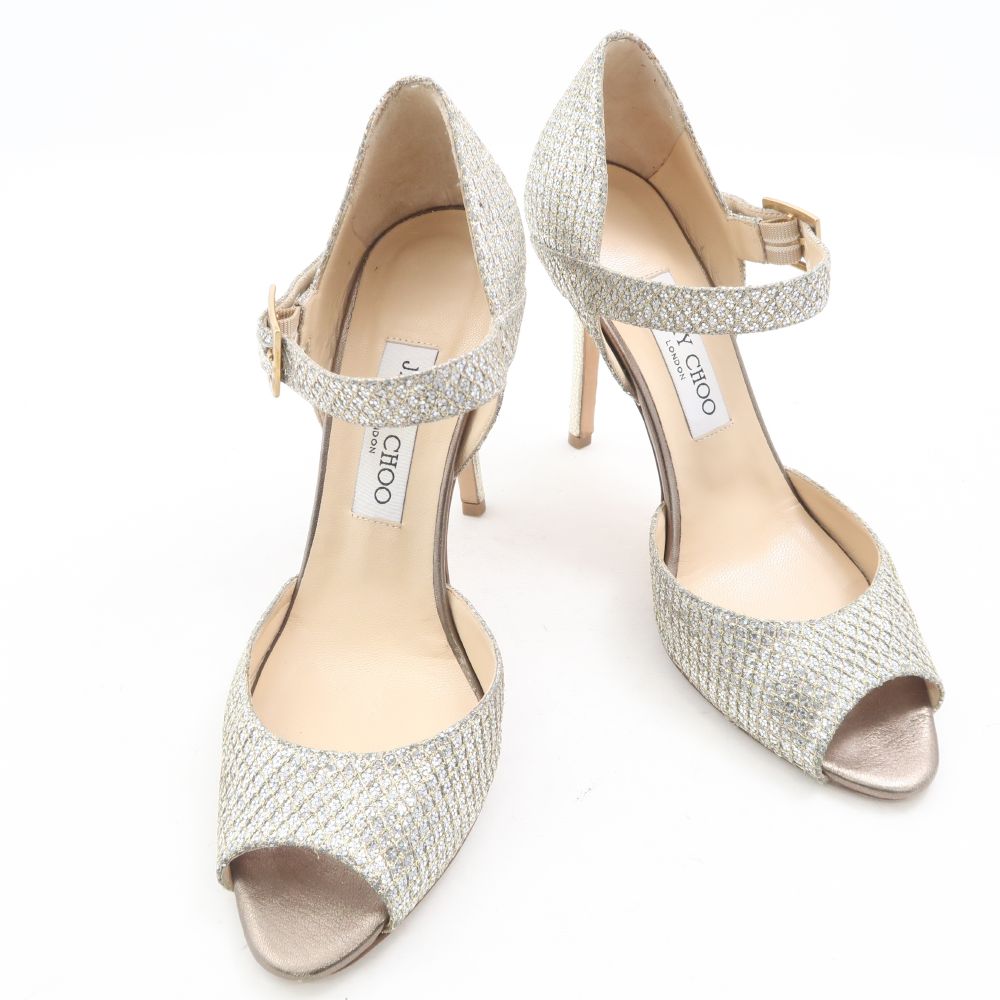 ジミーチュウ フラットシューズ 36 グリッター ラメ パンプス JIMMY CHOO - JIMMY CHOO【ジミーチュウ】ラメ☆グリッター