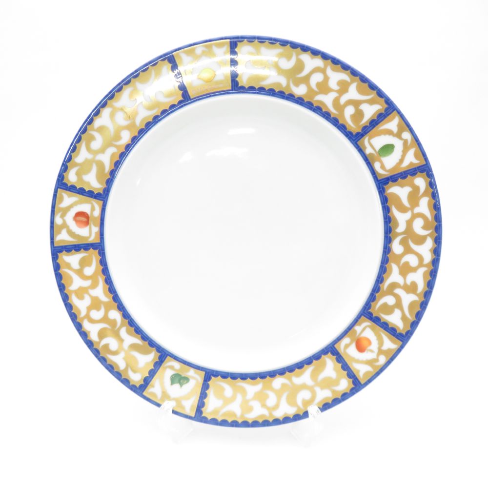 BVLGARI ローゼンタール飾り皿4枚 1999-2002年 直径30cm ブルガリ BVLGARI／ローゼンタール Rosenthal プレート 飾り皿