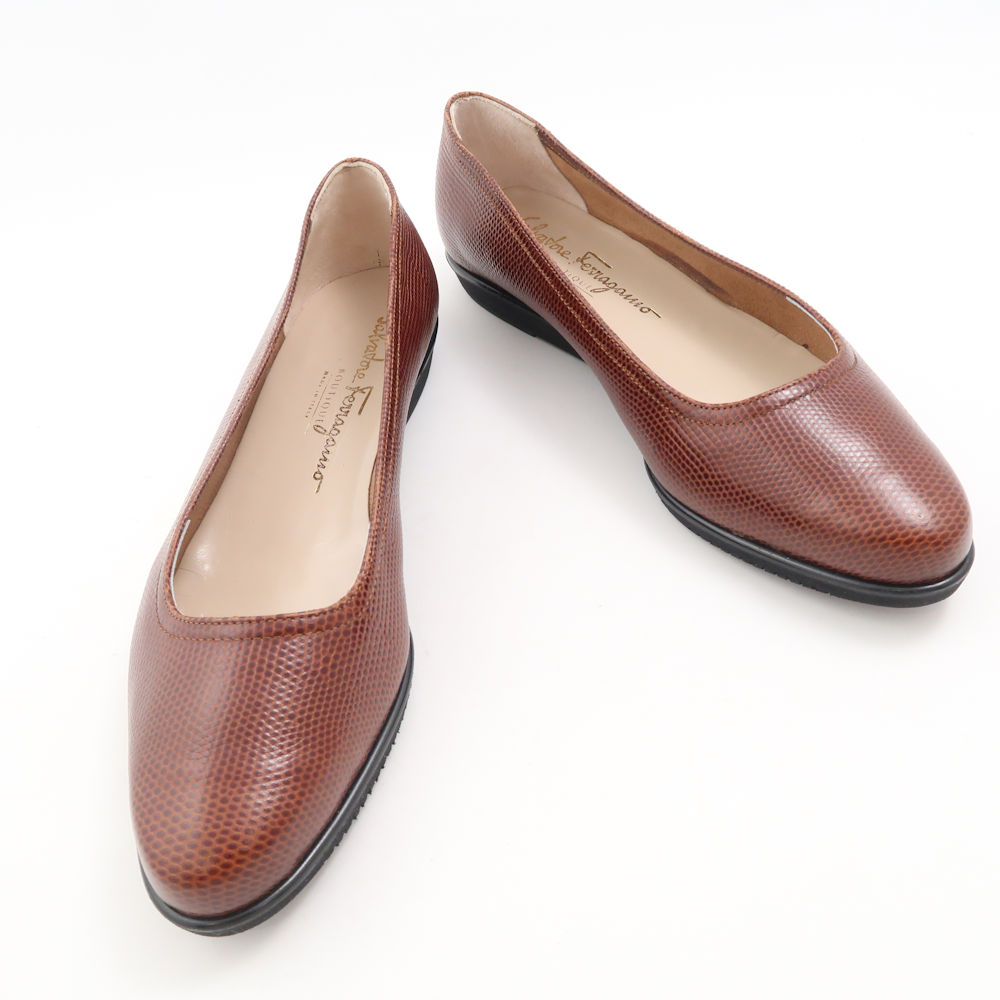 楽天市場】Ferragamo フェラガモ パンプス ボルドー