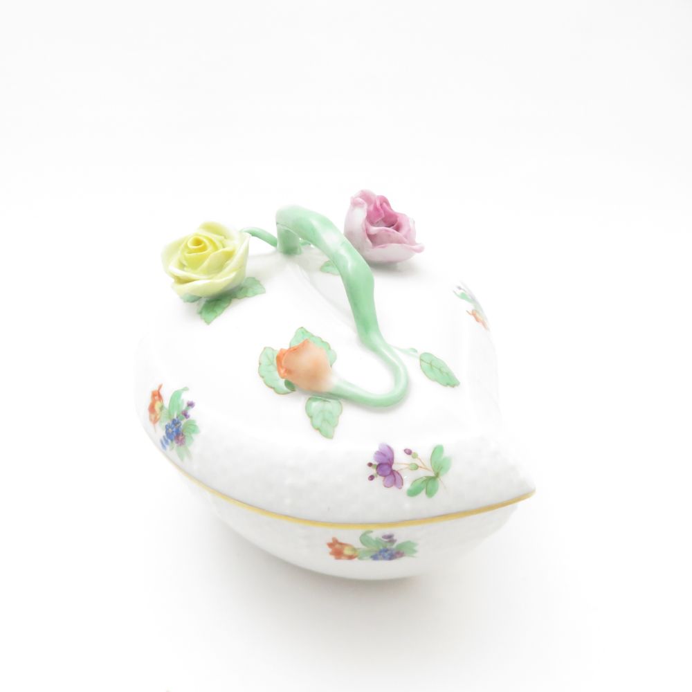 【美品・箱付き】ヘレンド／苺摘み 透かし彫り ボンボン入れ 小物入れ imgrc0088571598.jpg